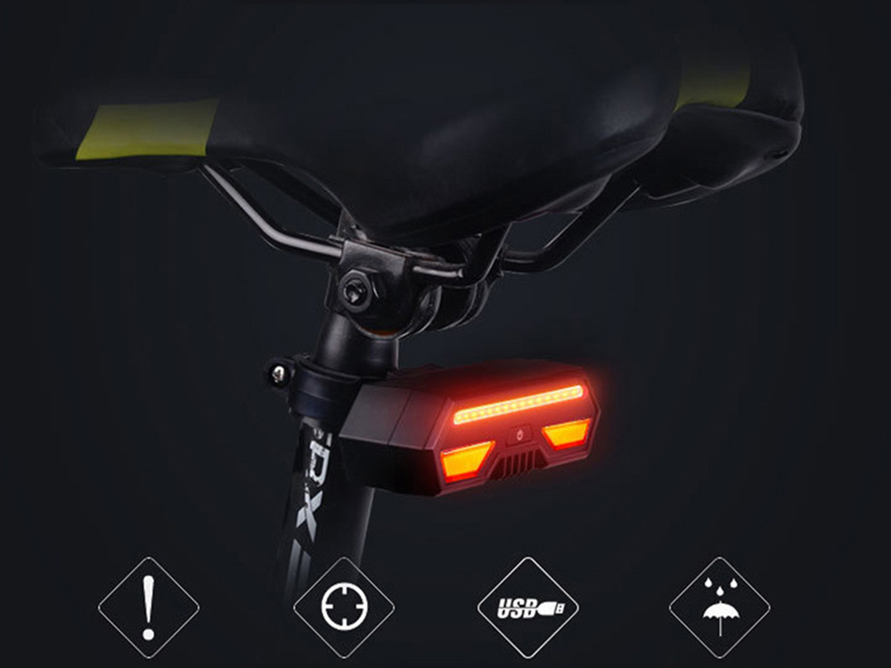 Indicatoare LED wireless unice pentru biciclete